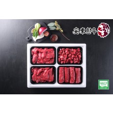 한우 1+등급 냉장 정육세트 2kg(산적500g+국거리500g+불고기500g*2)